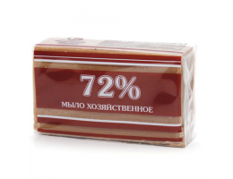 Мыло хозяйственное 200гр 72% антибактериальное прозр/обертка 60шт/кор 