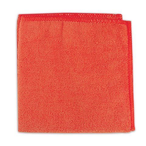Салфетка универсальная микрофибра 30х30см оранжевая в упаковке ЛАЙМА
