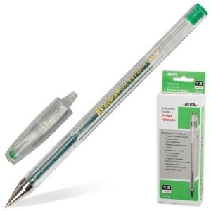 Ручка гелевая BEIFA зеленая