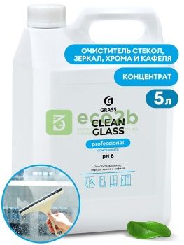Cредство чистящее д/стекл, помещений Clean glass concentrate Professional" (канистра 5 кг) 4шт/кор