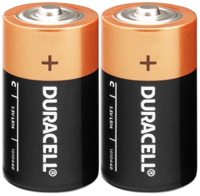 Батарейки DURACELL Basic С (LR14, 14А) алкалиновые КОМПЛЕКТ 2шт в блистере