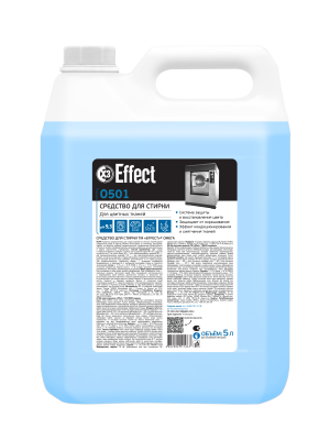 Средство для стирки цветных и белых тканей Effect Omega 501 5л канистра