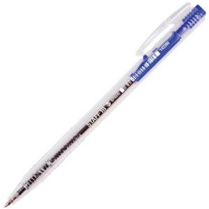 Ручка шариковая автоматическая STAFF "Basic" BPR-245, СИНЯЯ