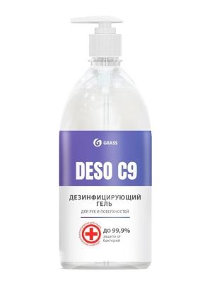 Дезинфицирующее ср-во DESO C9 гель д/рук экспресс дезинф флакон с дозатором 1000мл