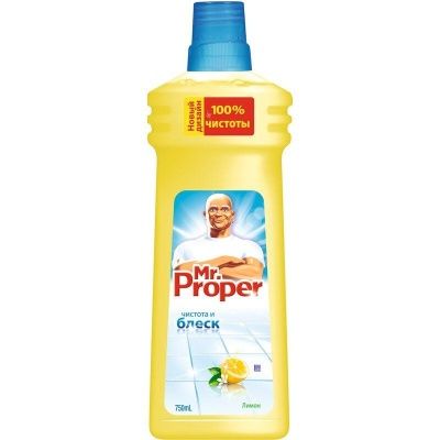 Ср-во для мытья пола MR.PROPER Мистер Пропер Лимон 750мл 