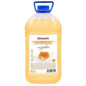 Антибактериальное жидкое крем-мыло UNICARE 5л Медовое