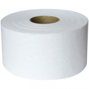 Туалетная бумага 1-слойная 525м в больших рулонах белая 18гр/м2