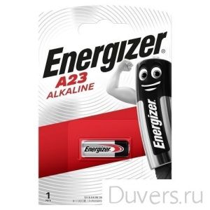 Батарейки 1шт ENERGIZER A23 23АЕ алкалиновая для сигнализаций в блистере
