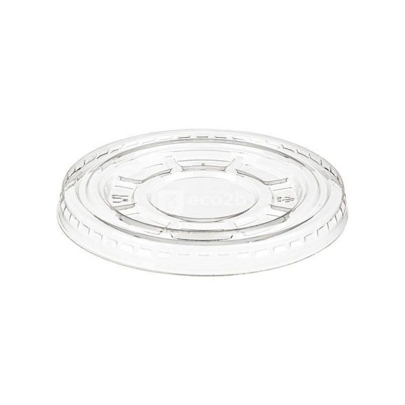 Крышка для стакана d-95мм ПЭТ прозрачная плоская без отверстия 100шт/уп 800шт/кор