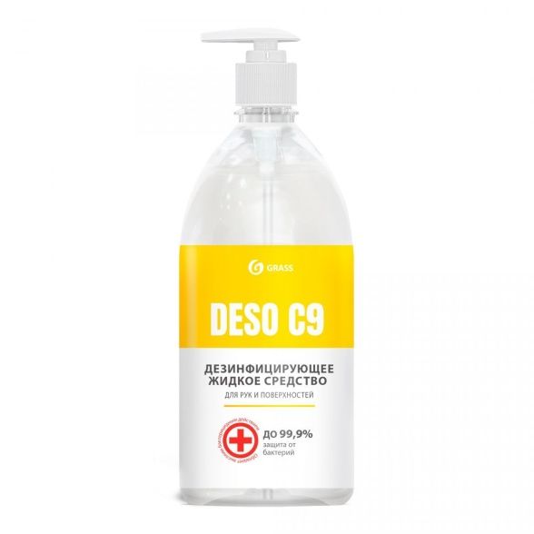 Дезинфицирующее средство DESO C9 гель для рук экспресс дезинф флакон с дозатором 500мл
