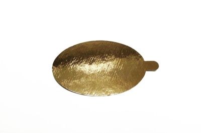Подложка золото d=105мм толщина 0,8мм с держателем 100шт/у