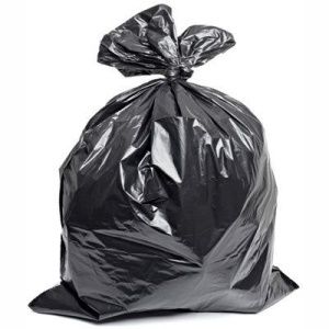 Мешки для мусора 60л 60х80 см ПНД 7,5мкм черные, Кашалот 30шт/рул