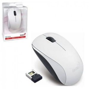 Мышь беспроводная GENIUS NX-7000 USB 3 кнопки + 1 колесо-кнопка, оптическая белая