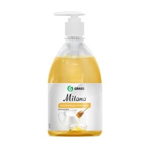 Жидкое крем-мыло Грасс Milana Молоко и мед 500мл с дозатором