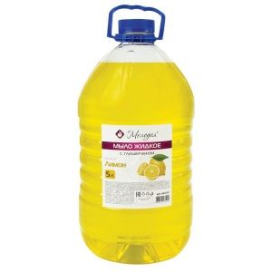 Жидкое мыло МЕЛОДИЯ 5л Лимон с глицерином