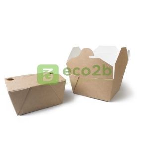Упаковка универсальная OSQ Fold Box 600мл Pure Kraft 130х105х64мм 450шт/уп