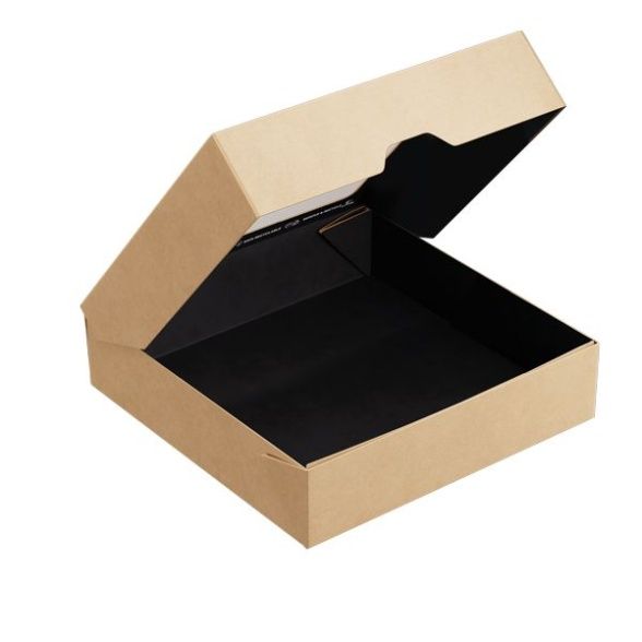 Контейнер OneBox 1500мл Black 200х200х48мм 25шт/рук 150шт/кор