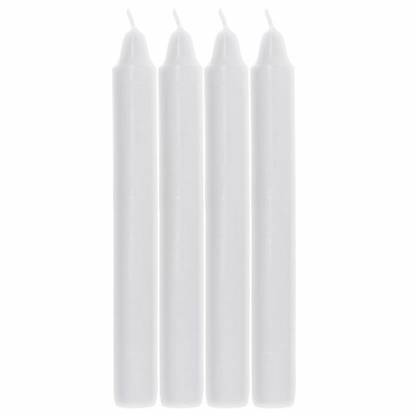 Свечи белые 4шт/упак диаметр 18мм высота 170мм