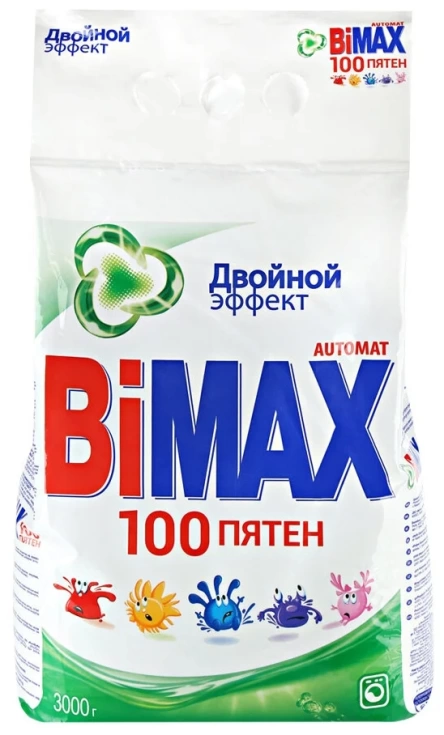 Стиральный порошок автомат BIMAX 100 пятен 3кг