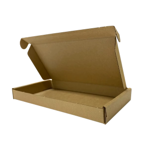 Коробка для пиццы картон 330х230х40мм бурая 