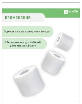 Туалетная бумага в бытовых рулонах 16,2м 2-слойная FOCUS ECONOMIC CHOICE 16,2м 8рул/уп
