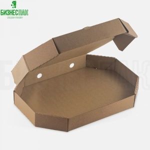 Упак/коробка для хачапури картон 270х170х40мм бурая 