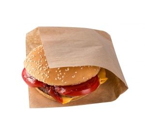 Упаковка для сендвича OSQ BAG S 100х120х50мм уголок крафт штуч/2000шт/кор